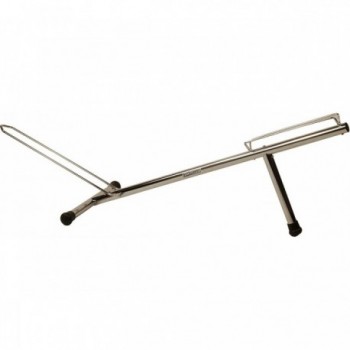 Silver Single Inclined Bike Display - Modern Design by BiciSupport - 1