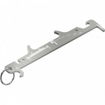 Caja de calibrador de cadena Lezyne 30 piezas plata - Dispositivo de control de desgaste en acero inoxidable - 2