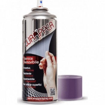 Removable Spray Paint Wrapper Lilac Blue 400ml for Various Surfaces - 1