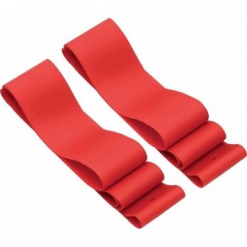 Paranippli MVTEK 27,5x22mm en PVC Rouge, Set de 2 Pièces, Épaisseur 0,5mm - 1