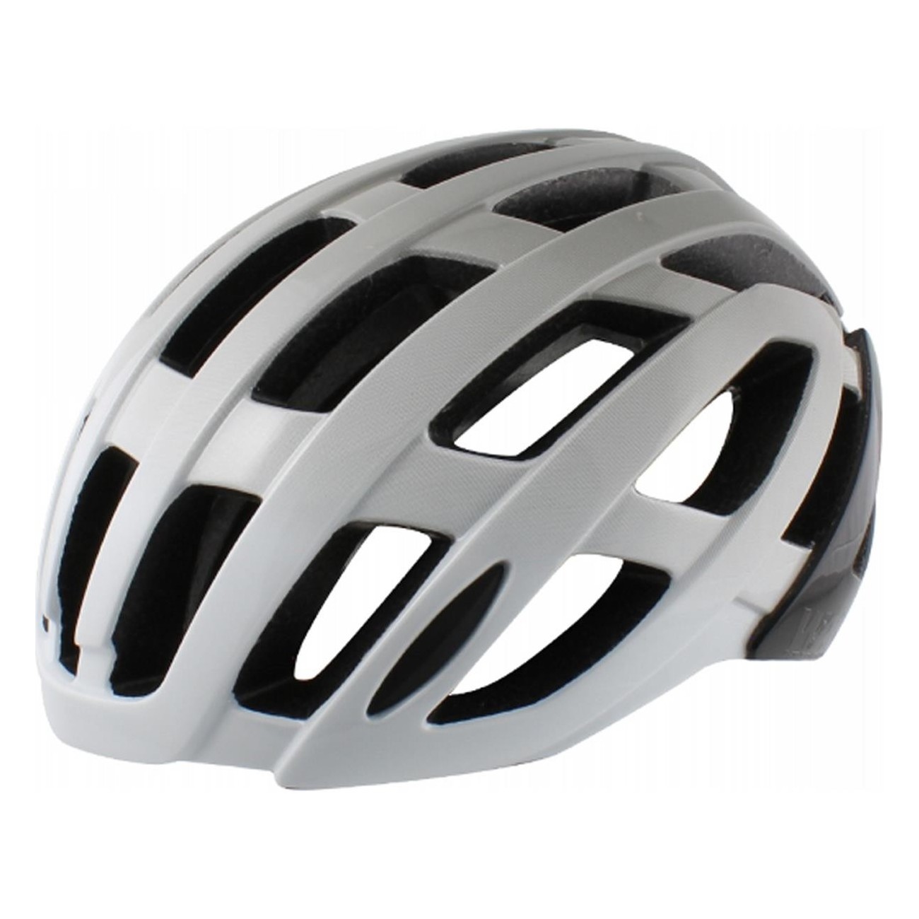 Casco Rapido WAG per Ciclismo su Strada, Taglia M (56-59 cm), Colore Bianco/Grigio/Nero, Leggero e Sicuro con Ventilazione Ottim