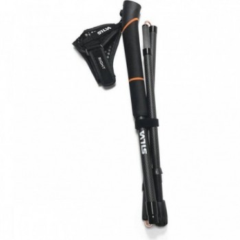 Silva Carbon Running Poles 110 cm - Lightweight and Foldable for Trail Running - 4