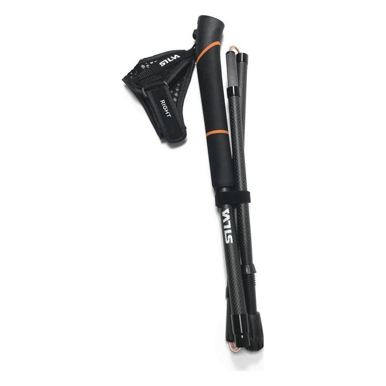 Silva Carbon Running Poles 110 cm - Lightweight and Foldable for Trail Running - 4