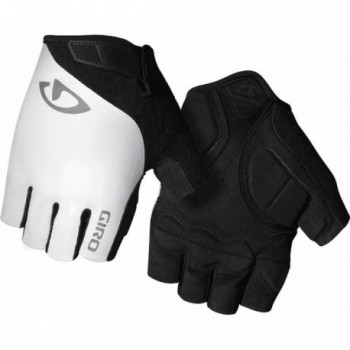 Jag White Summer Short Cycling Gloves XL with EVA Padding - 1