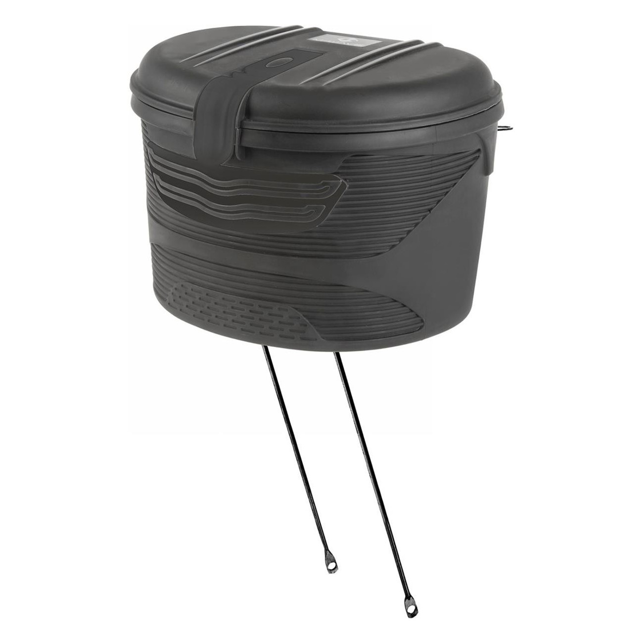 Boîte de guidon Amsterdam Box Front 17L Noire Imperméable avec Serrure M-Wave - 2