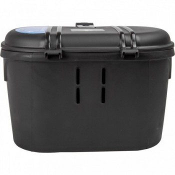 Caja de Manillar Amsterdam Box Front 17L Negra Impermeable con Cerradura M-Wave - 4