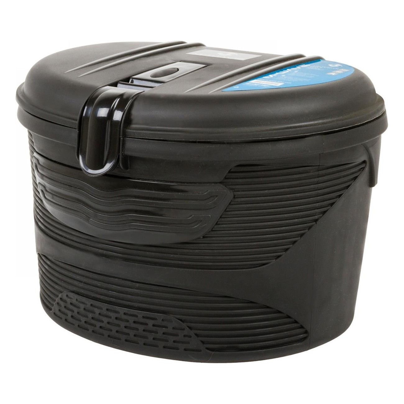 M-Wave Amsterdam Box Front 17L Schwarz Wasserdicht mit Schloss - 6