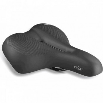 Float Relaxed Unisex Saddle for Road and Trekking, Black 251x228 mm - 2