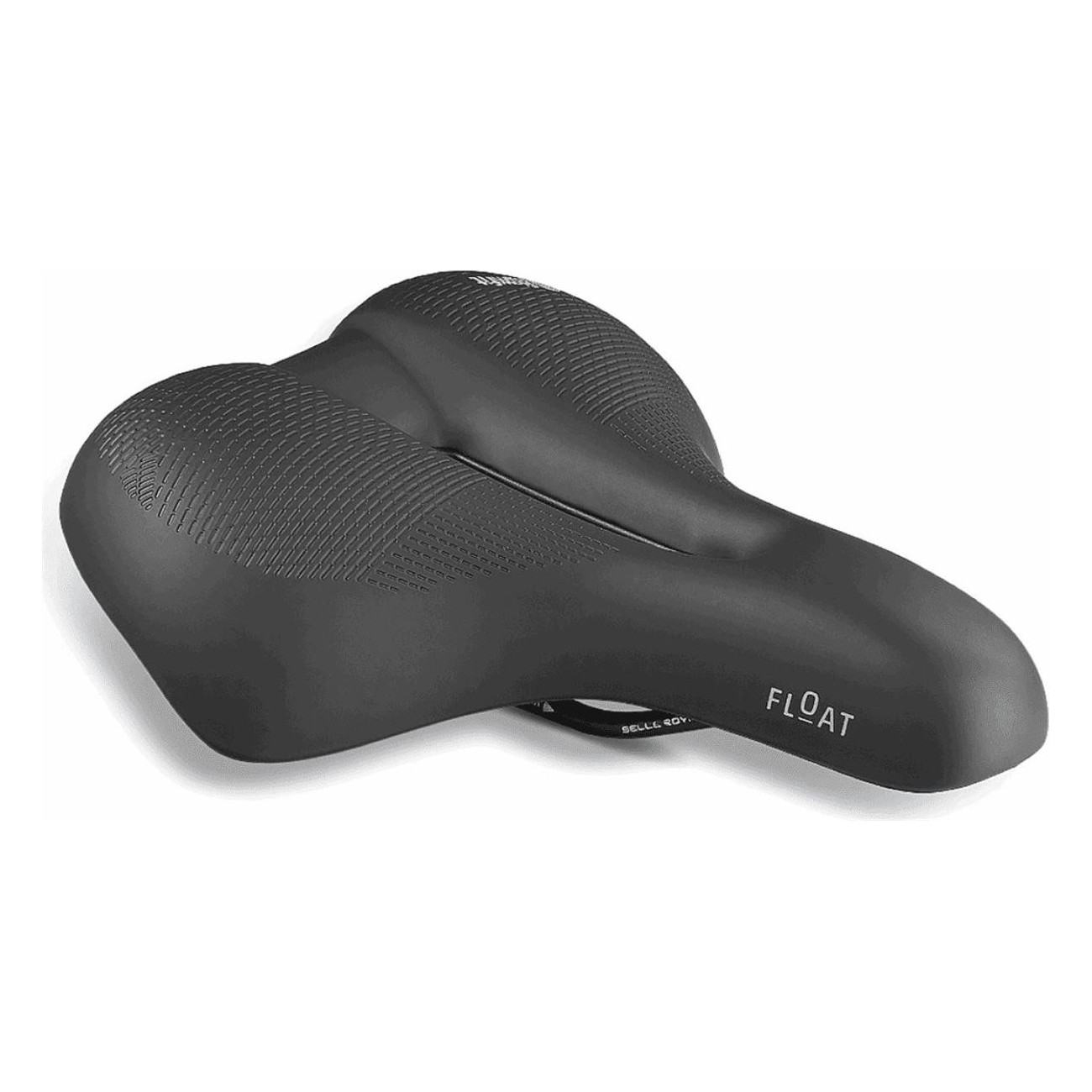 Float Relaxed Unisex Saddle for Road and Trekking, Black 251x228 mm - 2