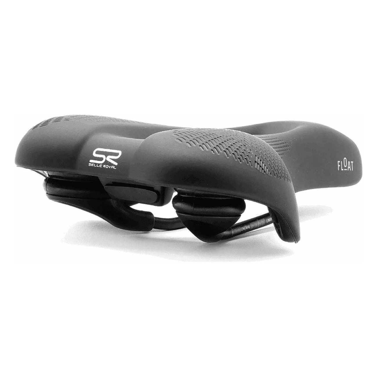 Float Relaxed Unisex Saddle for Road and Trekking, Black 251x228 mm - 5