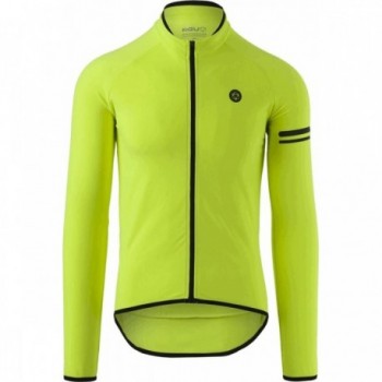 Men's Fluorescent Yellow Long Sleeve Sports Shirt - Thermo Sport - 1