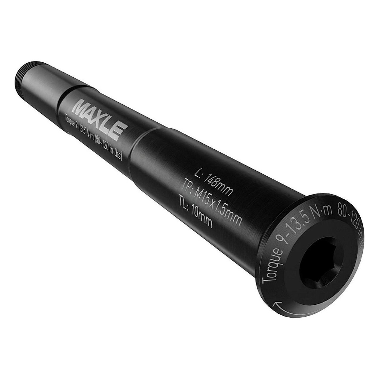 Maxle Stealth Road Front Thru Axle 12x100 mm, 125 mm - Lightweight & Easy to Install - 1