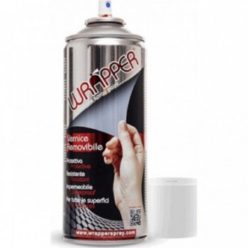 Entfernbare Glitzer-Sprayfarbe Silber 400ml Wrapper - Temporärer Glanz - 1