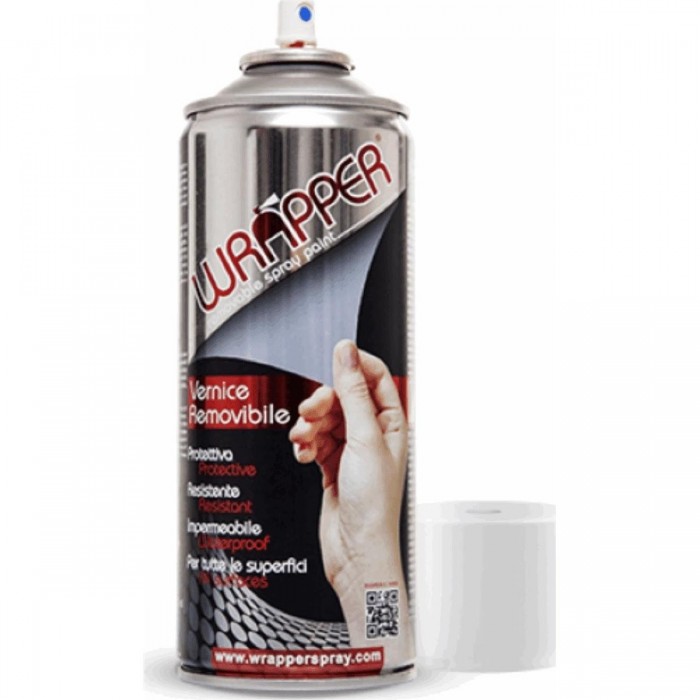 Entfernbare Glitzer-Sprayfarbe Silber 400ml Wrapper - Temporärer Glanz - 1