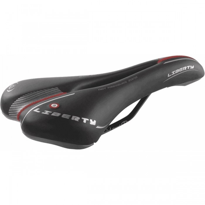 Selle MTB Liberty Noire pour Citybike - Confort et Résistance, 278x134 mm, 285g - 1