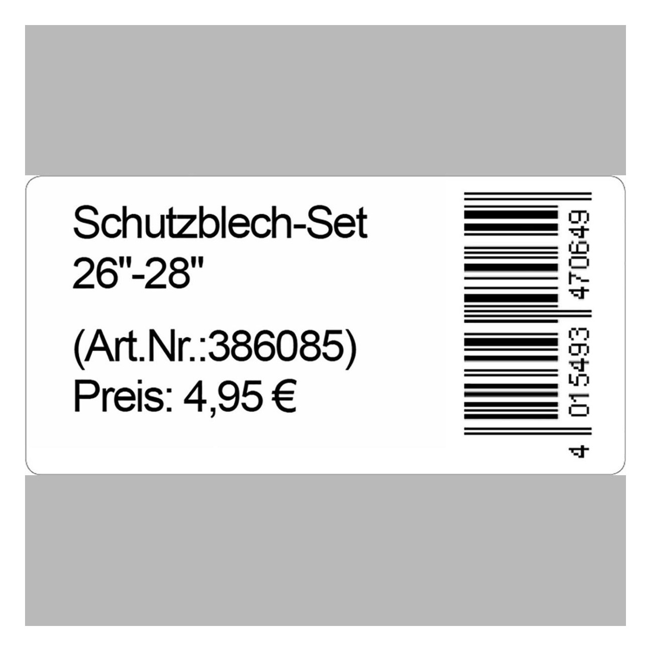 Thermische Selbstklebende Etiketten 75x50 mm, 1 Spur, Weiß für Personalisierung - 1