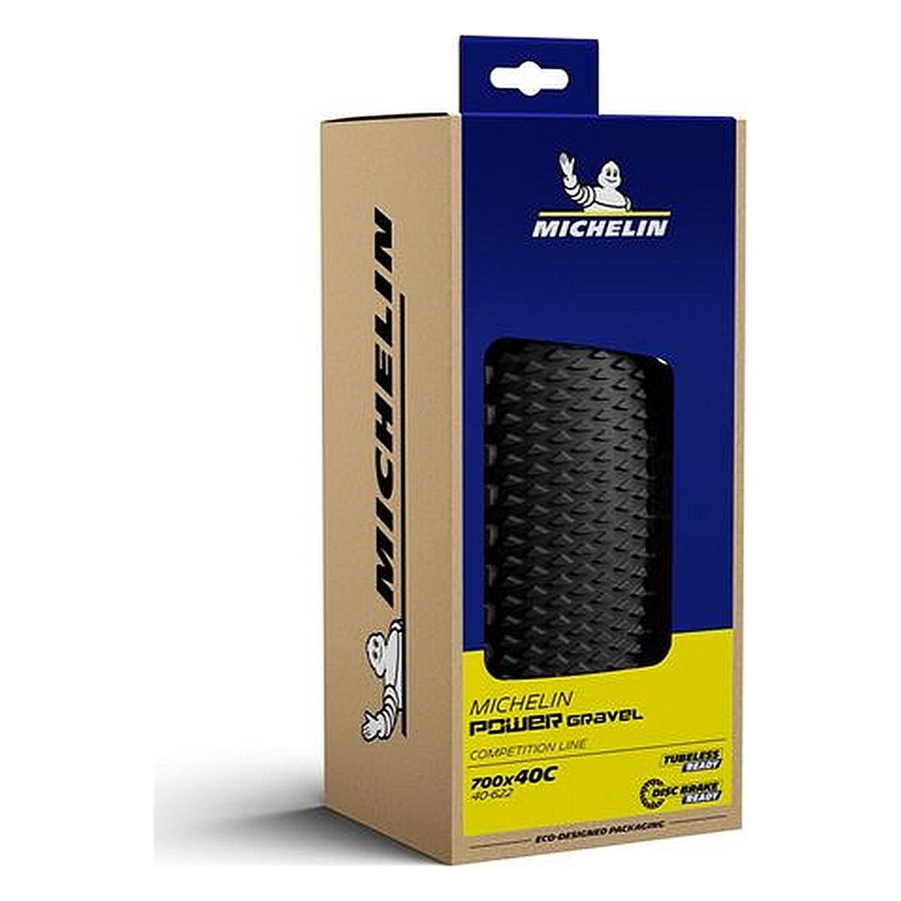 650B 27.5' x 50 Power Gravel Folding Tire Black TLR Puncture Resistant - 6