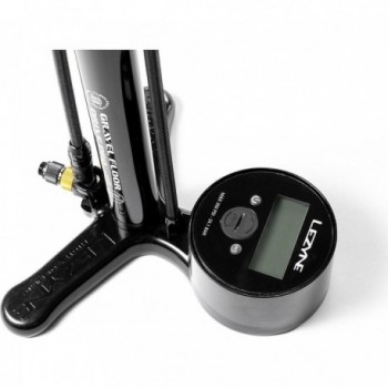 Lezyne Gravel Digital Drive Pro Standpumpe Schwarz mit Digitalmanometer für Tubeless Reifen - 3