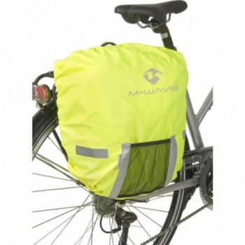 M-Wave Maastricht Protect Reflective Rain Cover Yellow Neon for 25L Bags - 8