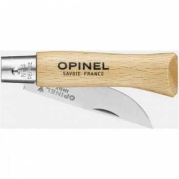 Set de 12 Couteaux Opinel Viroblock N.4 Inox avec Lame de 5 cm et Manche en Hêtre - 2