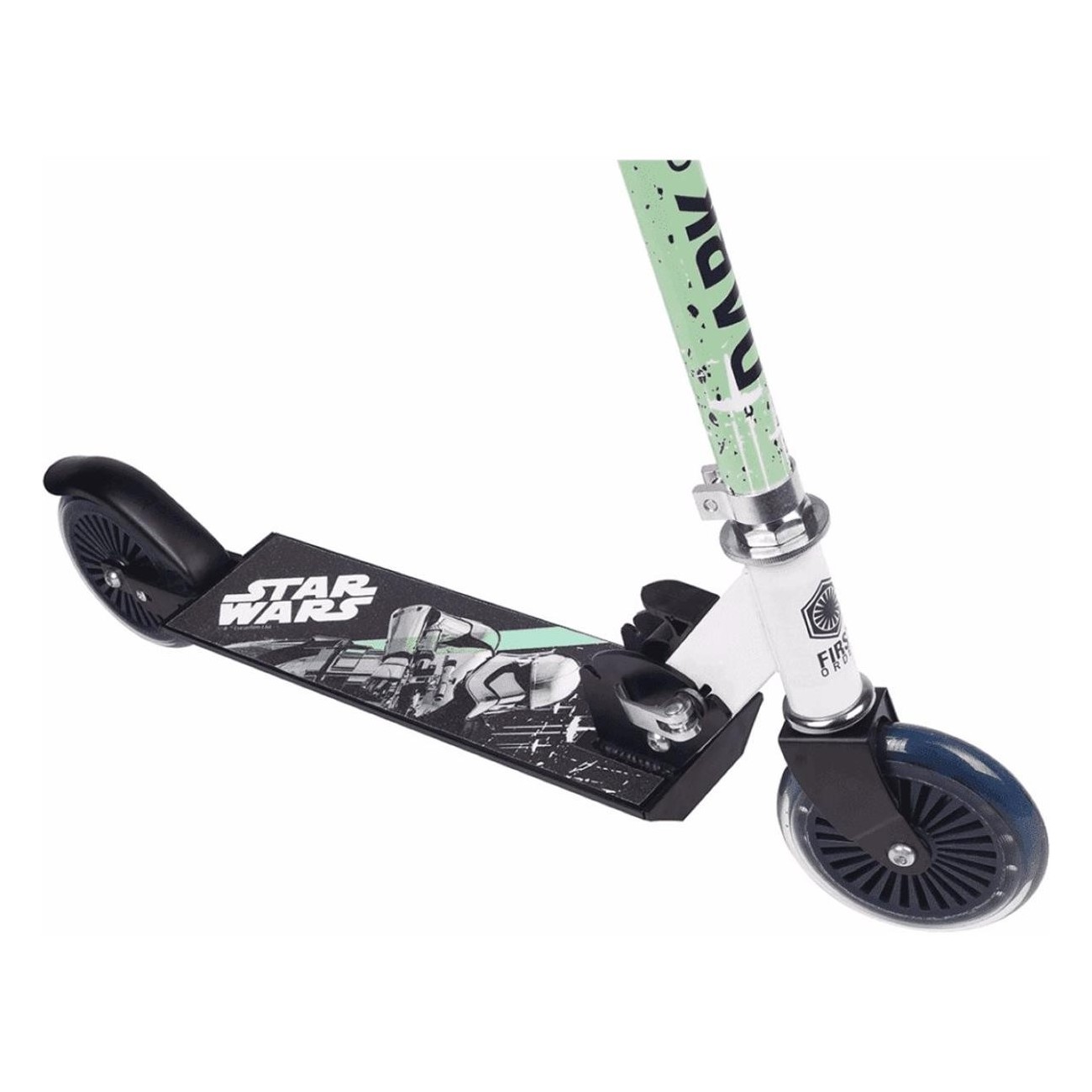 Patinete Plegable Star Wars Stormtrooper para Niños, Negro, Hasta 50kg - 2