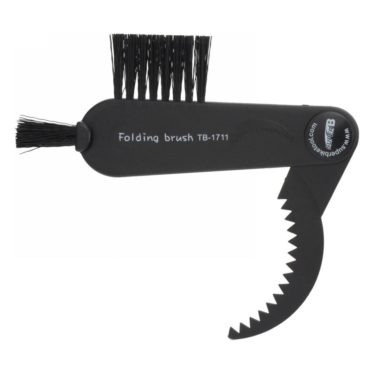 Folding Bike Cleaning Brush Super B Classic TB-1711 Black - 1