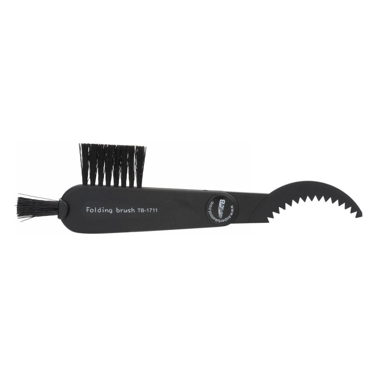 Brosse de Nettoyage Pliable pour Vélo Super B Classic TB-1711 Noire - 2