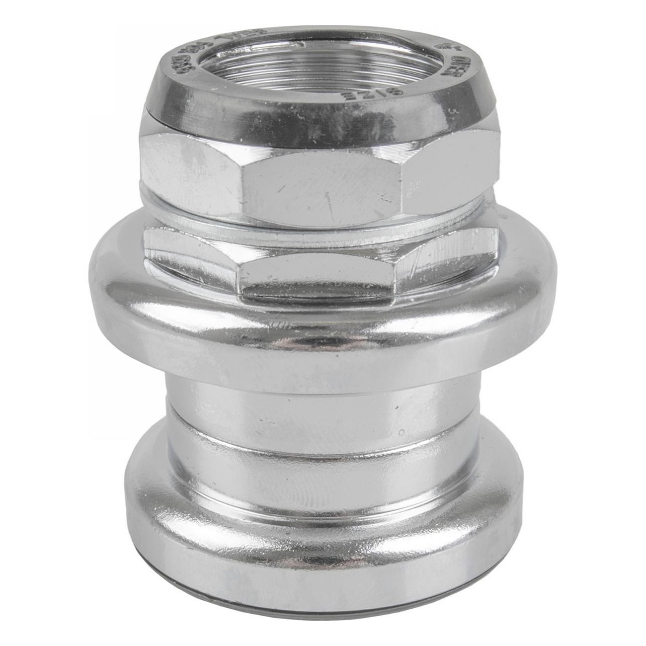 Serie de Dirección de Acero Cromado 1.1/8'' 25.4/34/30 mm Plata EK - Tapa Sellada - 1