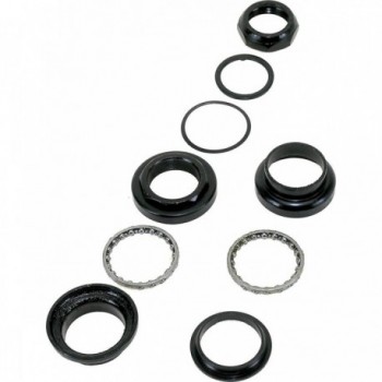 Serie Sterzo in Acciaio Cromato 1.1/8'' 25.4/34/30 mm Argento EK - Cuffia Sigillata - 2 - Serie sterzo e tappi - 4015493390176