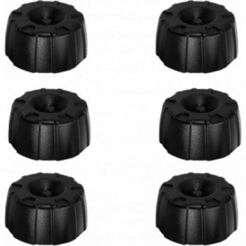 6 Anti-Theft Knobs 8mm Kit for Car Bike Racks - Compatible with Various Models - 1