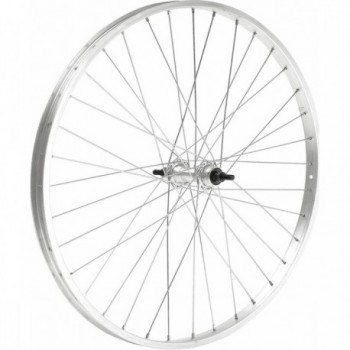 Ruota Posteriore 28x1,5/8 con Mozzo Contropedale in Acciaio e Cerchio in Alluminio - 1 - Ruote complete - 8005586216045