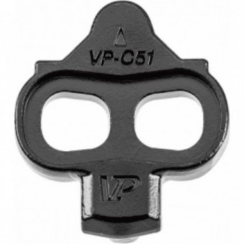 Fixed SPD Cleats for MTB Pedals - 6° Lateral Release Black - 1