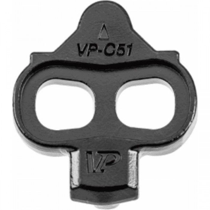 Fixed SPD Cleats for MTB Pedals - 6° Lateral Release Black - 1