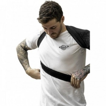 Épaulières Space Brace Taille S Noir-Gris - Support Optimal pour Épaule - 9