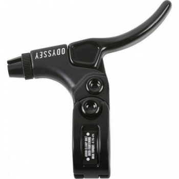 Short Black Hinged Monolever Brake Lever for Cyclists - Easy Install Clamp - 1