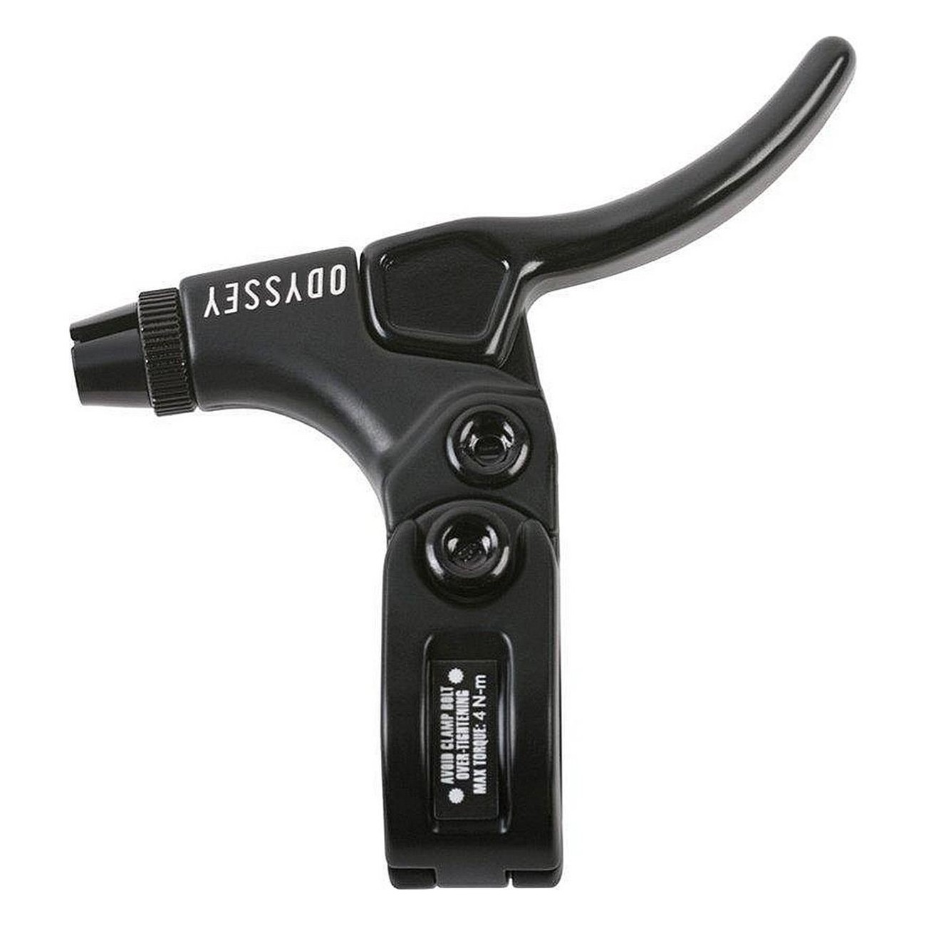 Short Black Hinged Monolever Brake Lever for Cyclists - Easy Install Clamp - 1