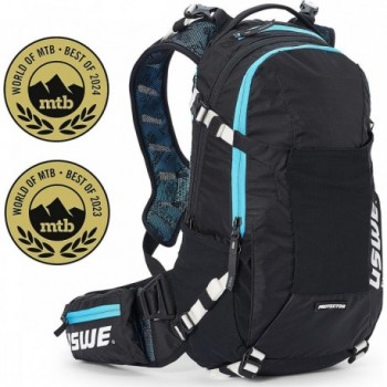 Mochila Protectora USWE Flow 16 Litros Azul con Espalda Certificada CE - 1