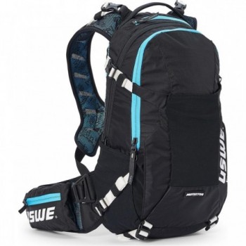 USWE Flow 16L Rucksack Blau mit CE-zertifiziertem Rückenprotektor - 2