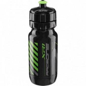 Botella XR1 600ml Negro/Verde con Tapa RaceOne para Deporte y Aventura - 1