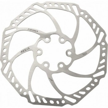 ARO-15 AEGIS 203mm Brake Disc Silver Steel, 151g, 6 Holes for All Mountain - 1