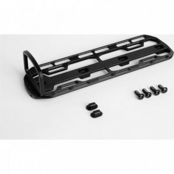 Support de chargement Cargo Cage Fixplus en Aluminium Noir pour Bikepacking - Robuste et Polyvalente - 1