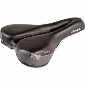 VELO PLUSH Flex DC M Men's Saddle with Deep V Cut, 269x162mm, 471g - 1