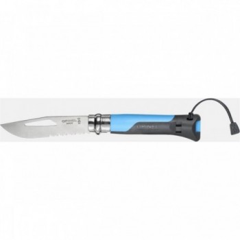 Coltello Opinel Outdoor N.8 Arancione con Lama in Acciaio Inossidabile e Fischietto Integrato - 6 - Coltelli - 3123840015779