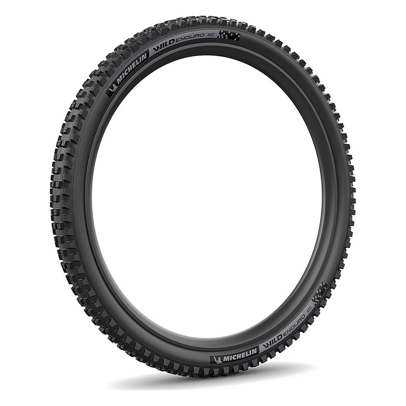 Copertone Michelin Wild Enduro MS TLR 29' x 2.40 (61-622) Antiforatura Nero-Grigio - 3 - Copertoni - 3528702016169