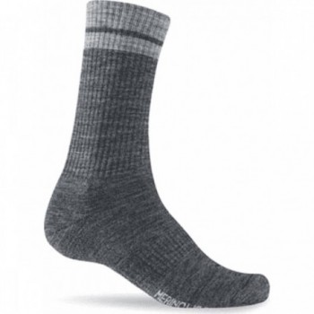 Winter Merino Wool Socks Anthracite/Grey EU 43-45 for Cyclists - 1