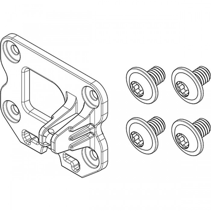 Compacttube Horizontal Befestigungsplatte für Axial/Pivot Schloss (BBP324Y) - Einfache Installation - 1