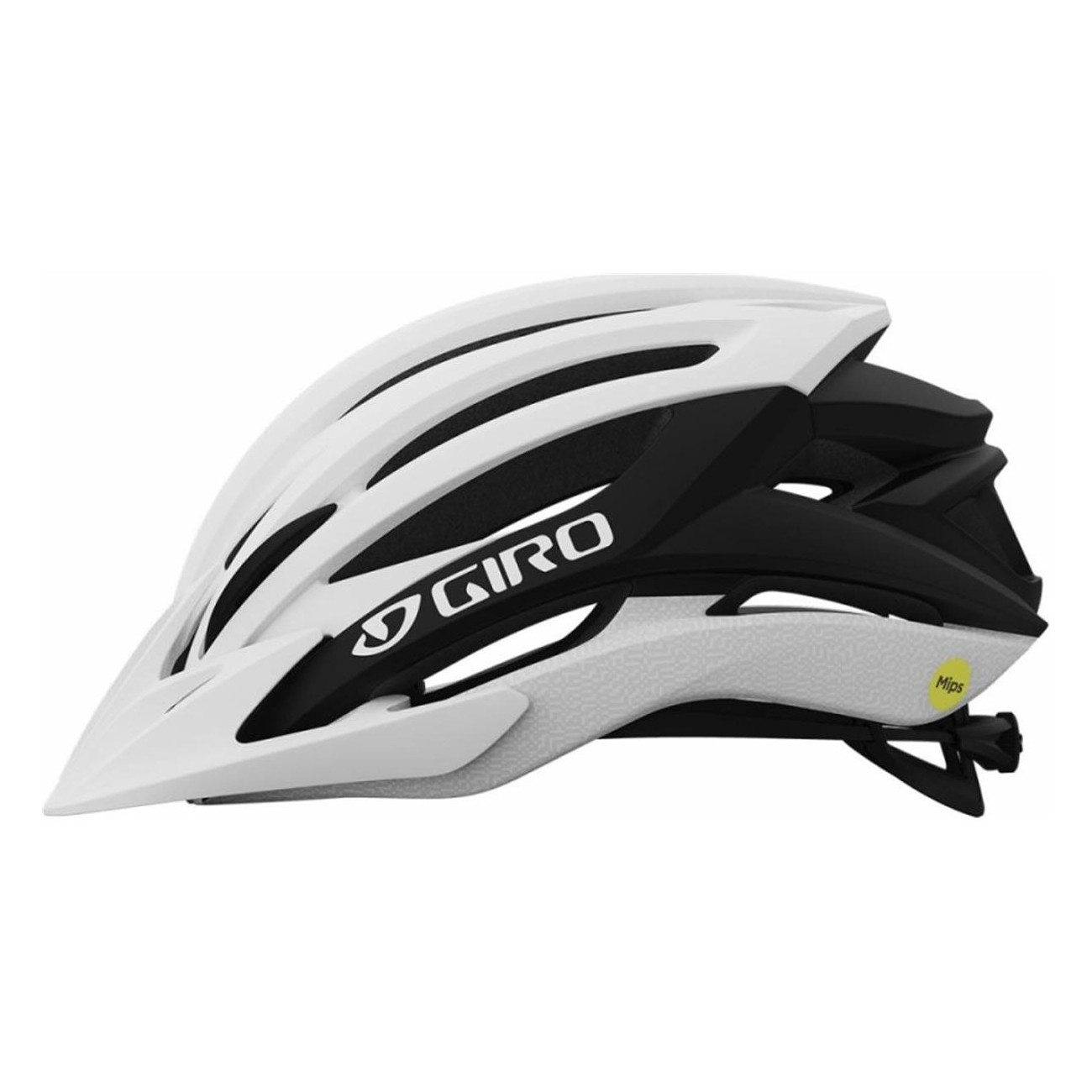 Casco Giro Artex Mips Bianco/Nero S (51-55 cm) con Sistema Roc Loc® 5 Air e Tecnologia In-Mold™ - 2 - Caschi - 0768686194436