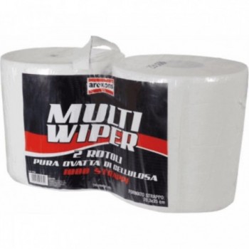 Multi Wiper Bobina Carta Assorbente - 2 Rotoli, 1000 Strappi, 20.3x25 cm - 1 - Altro - 8002565082356