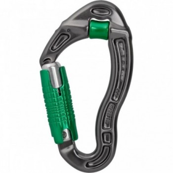 Titanium Revolver Carabiner with Lock and Integrated Wheel - 70g - 1