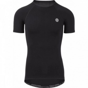 Unisex Unterhemd Schwarz XS Atmungsaktiv Kurzarm - Komfort und Funktionalität - 1